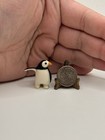 Vintage Retired Hagen Renaker Penguin Bird Miniature Figurine Tiny Trinket Chip 