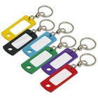 Key Id Label Tag Swivel Ring 20 Piece Assorted Colors Lucky Line 16802