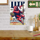 Rare Chicago Bears  Miller Lite Beer Metal Art Poster Beer Sign Wall Decor