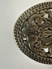 Vintage Art Deco Western Belt Buckle Brass Tone