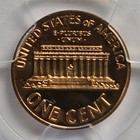 Lincoln Memorial Reverse Cent 1970-s Pcgs Pr68rd Dcam Large Date
