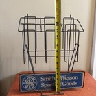 Smith   Wesson Sporting Goods Advertising Sign Store Display Brochure Metal Rack