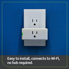 Decora Smart Wi-fi Single Outlet Plug-in Switch 15 Amp 120-volt  White
