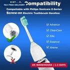 Philips Sonicare E-series Replacement Heads Hx7022 Screw-on 6 Pack - Us