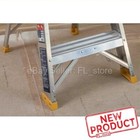 2 Step Aluminum Step Stool Ladder Werner 2 Ft 300 Lb Load Capacity Silver Yellow