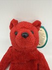 Avon Full O  Beans Cody The Bear Red Teddy Amethyst February Vintage 1998 Tags
