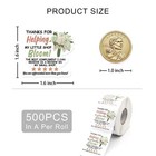 Cute Review Sticker thank You Stickers funny Thanks For Helping My Little Blo   