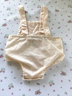 Vintage Infant Summer Romper sunsuit Size 3-6 Mo  1960   s Peach Color