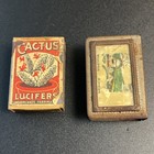 Vtg Waalbrug Bridge Nijmegen Netherlands Matchbox Cover   Cactus Lucifers Box