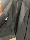 Halston Men s Black Satin Tuxedo Jacket Peak Lapel  Regular Size Type