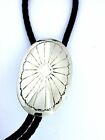2 2 5 X 1 1 2  Vintage Navajo Southwest Sterling Bolo Tie   Tip Ebs4086 82124