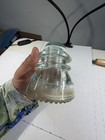 Hemingray Clear Glass Insulator Made In Usa  Vintage Collectible