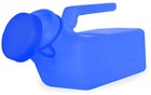 Jj Care Screw Cap 1000ml Urinal Bottles - Blue  Set Of 3