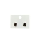 Novelty Retro Playing Card Ace Clubs Gambling Poker Silver Black Stud Earrings
