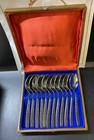 Vintage Soviet Tea Spoons Set Of 12pc Stainless Steel Set Of Teaspoons In A Box