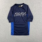 Polo Ralph Lauren Shirt Boys Size Small 8 Blue Navy Rash Guard Swim Athletic