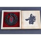 Dancing Crane Tsuba Iron Alloy Japanese Sword Guard