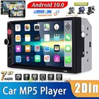 7  Double 2 Din Car Mp5 Player Bluetooth Touch Screen Stereo Radio Fm Aux camera