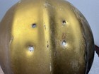 Vintage E  D  Bullard Aluminum Hard Hat Very Used No Liner Holes On Top