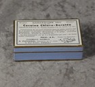 Antique C1910 French Cocaine Chloro Borate Box  Pharmacy Medical Doctor 