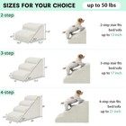 Mesa Lemon 2-step Dog Stairs For High Beds - Foam  Waterproof  Washable Cover