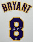 Suede Framed Kobe Bryant Signed Autographed Jersey Lakers White  8 Panini