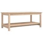 Coffee Table Accent Side Table Living Room Furniture Solid Wood Pine Vidaxl 