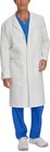 Landau Men s White Lab Coat Relaxed Fit 3 Pocket Full Length 100  Cotton New