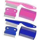 4pcs Professional Lice Comb Set Fine Tooth Dense Anti-dandruff Hair Brush Kit
