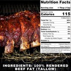 Beef Tallow 30oz 100  Rendered Beef Fat Shelf Stable Cooking Frying Skincare