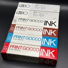 Riso Print Gocco Ink Set 6 Colors Vintage Japan For Paper White Red Blue Brown