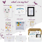 First Lost Tooth Celebration Kit  6-piece Keepsake Set - Tooth Fairy Pillow  Pho
