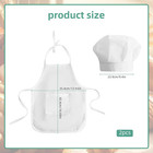 2pcs Newborn Baby Photography Chef  Baby Chef Outfit baby Apron And Chef Hat  Mi