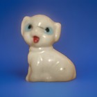 Vintage 1960s Hong Kong Plastic Toy Dog Figure Unbranded