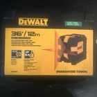 Dewalt  36 Ft  Red Self-leveling Cross Line Laser Level Batteries   Case Dw08802
