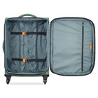 By Delsey  Vanguard 24  Checked Softside Spinner Luggage Green