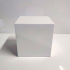 16  X 16  X 16  White Display Posing Cube Pedestal Stand Riser Column Pillar