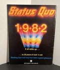 Status Quo  xx   Tour Programme 1982  30 Pages Vg  Francis Rossi Rick Parfitt