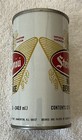 Steinbrau Malt Beer 12 Oz Straight Steel Can   Empty   Bottom Open