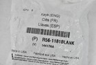5 Pack Kenworth R56-1181blank Key Blank Black Kw Logo Made In Usa Uncut Jewel