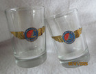 Vintage Alaska Airlines Pair Of Creamers With Old Logo Measures 1  1 2 