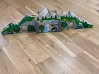 Thomas   Friends brio Wooden Mountain Bridge   Tunnel 4pc Set For Trains Vintage