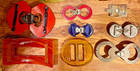 Collection Of 8 Art Deco Belt Buckles