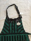 Disney Parks Haunted Mansion Apron Maid Ghost Host Costume Green Black Stripes