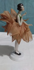 Rar   Art Deco Half Doll   Made Into A Full Body  1920