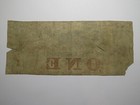  1 1861 Charleston South Carolina Sc Obsolete Currency Bank Note Bill Bank Of Sc