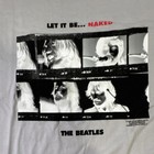 The Beatles Let It Be    Naked Gray Xl T-shirt Cygnus Sportswear 100  Cotton