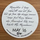 The Raconteurs    broken Boy Soldiers    Promo Sticker Original 3    Round