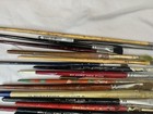  40  Artist Brush Lot  Vintage  Grumbacher Loew Etc Brushes Lot  17