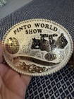 Trophy Belt Buckle Pinto World Show 2007 Res World Champion Montana Silversmith